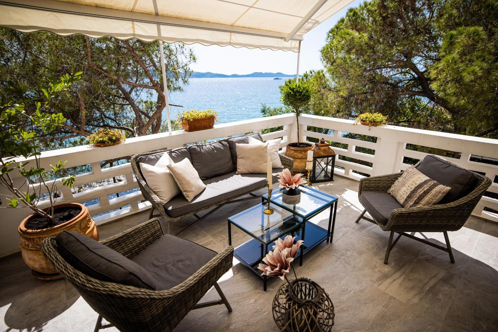 Zadar Center Beach Apartment - Directly On The Sea Buitenkant foto